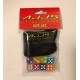 AJJS Dice Set - 8 x D6 Translucent Dice Set with Velvet Dice Bag - Multi Colour