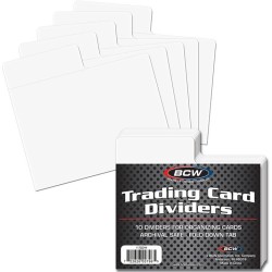 BCW Trading Card Dividers Horizontal (10 Dividers Per Pack)
