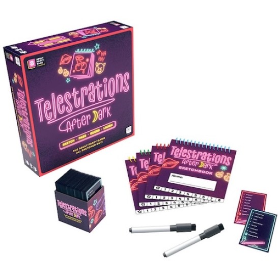 Telestrations: After Dark (17+ Year) 8 Player - New Edition