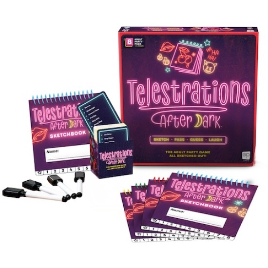 Telestrations: After Dark (17+ Year) 8 Player - New Edition