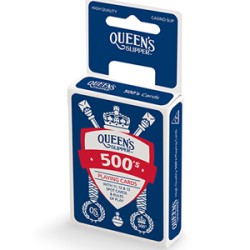 Queen's Slipper Playing Cards - 500 (blue)