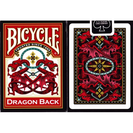 Bicycle Playing Cards - Dragon Deck (Red/Blue)
