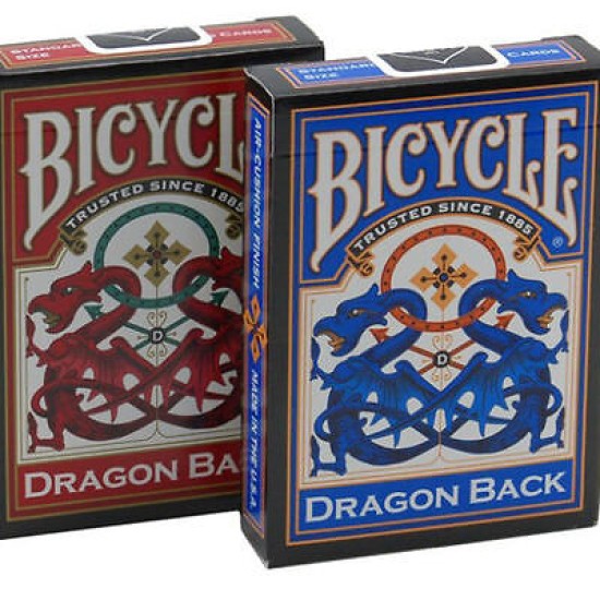 Bicycle Playing Cards - Dragon Deck (Red/Blue)