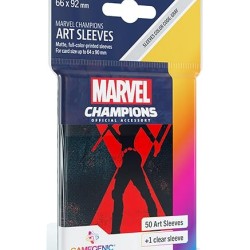 Marvel Champions LCG: Gamegenic - FINE ART Sleeves - Black Widow