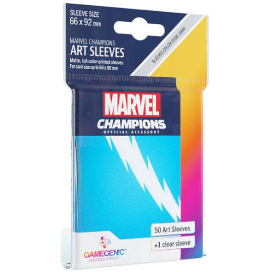 Marvel Champions LCG: Gamegenic - FINE ART Sleeves - Quicksilver