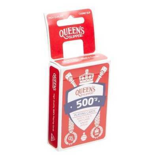 Queen's Slipper Playing Cards - 500 (red)