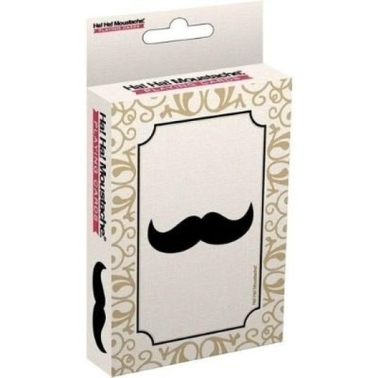 Ha! Ha! Moustache Playing Cards