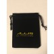 AJJS Dice Set - 8 x Glow in the Dark D6 Dice with Velvet Dice Bag