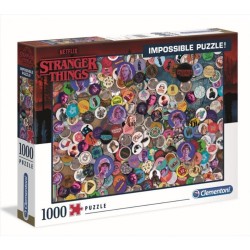 Clementoni Puzzle: Netflix Stranger Things Impossible Puzzle - 1,000 pieces