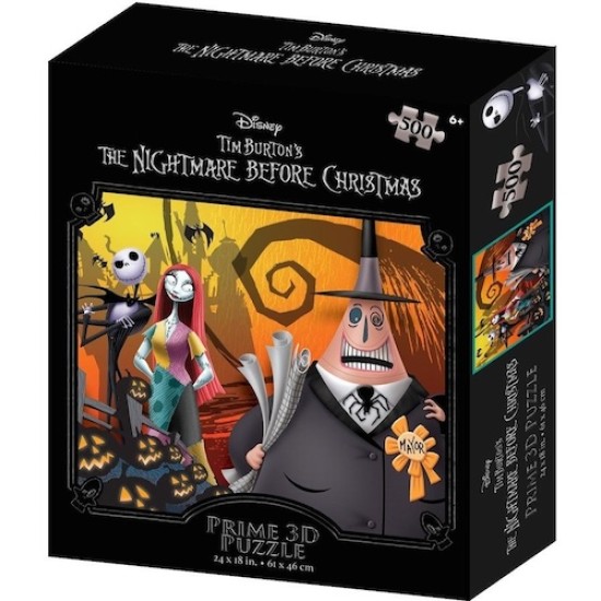 Prime3D The Burton's: The Nightmare Before Christmas - 500 Piece 3D Puzzle
