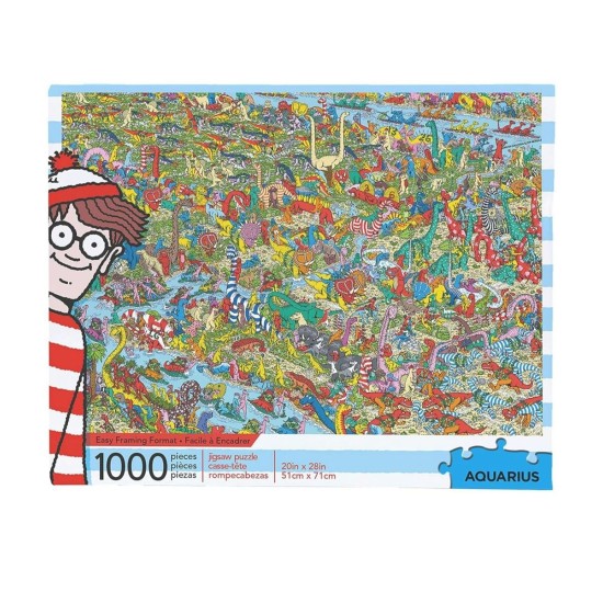Where's Waldo Dinosaurs Puzzle 1,000 pieces