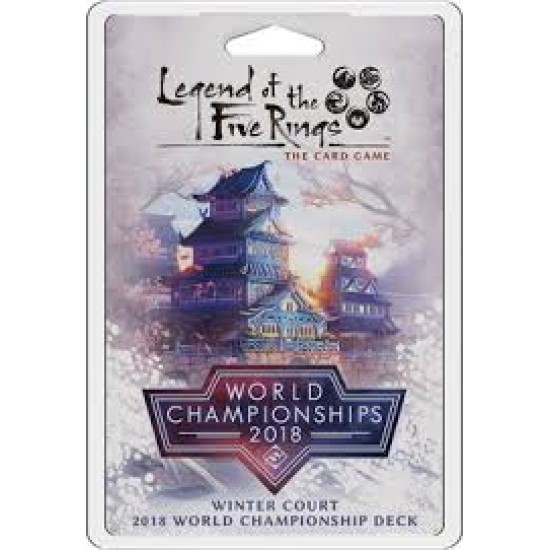 Legend of the Five Rings LCG For the Empire Winter Court 2018 World Championship Deck