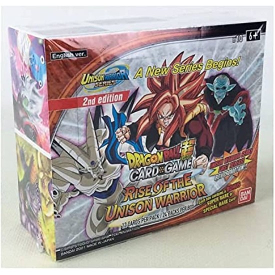 Dragon Ball Super Card Game Rise of the Unison Warrior Booster Display 2nd Edition (UW1)
