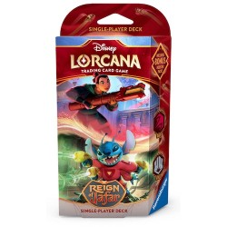 Disney Lorcana: Reign Of Jafar Starter Deck - Ruby & Steel pack