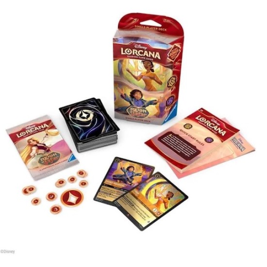 Disney Lorcana: Reign Of Jafar Starter Deck - Amber & Amethyst pack