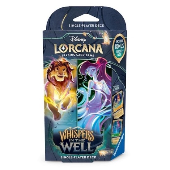 Disney Lorcana: Whispers in the Well Megara & Simba Single Player (Starter) Deck