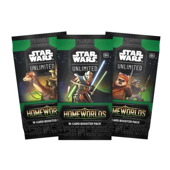 Star Wars: Unlimited - Homeworlds - Booster Display.