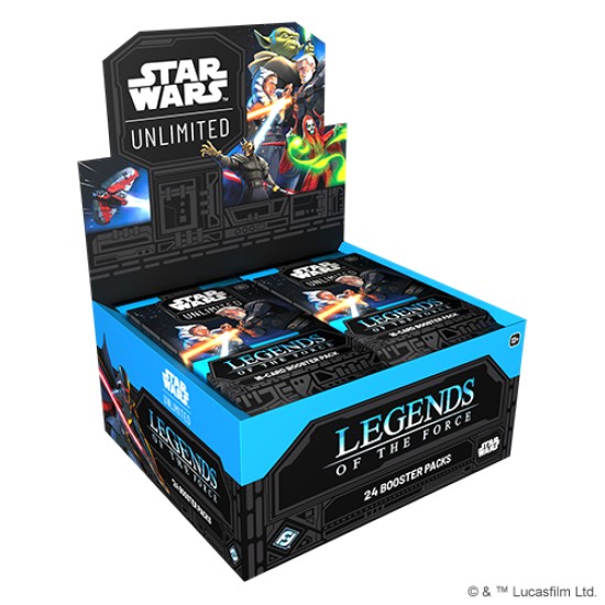 Star Wars: Unlimited - Legends of the Force - Booster Display.