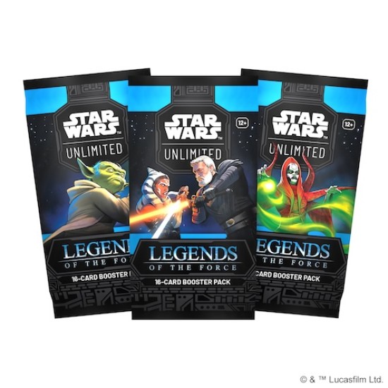 Star Wars: Unlimited - Legends of the Force - Booster Display.