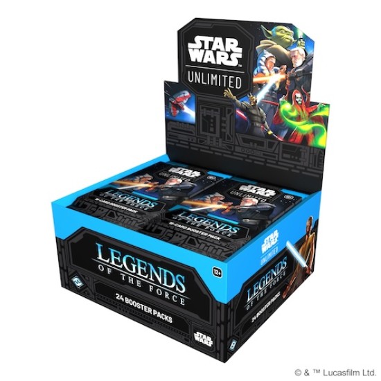 Star Wars: Unlimited - Legends of the Force - Booster Display.