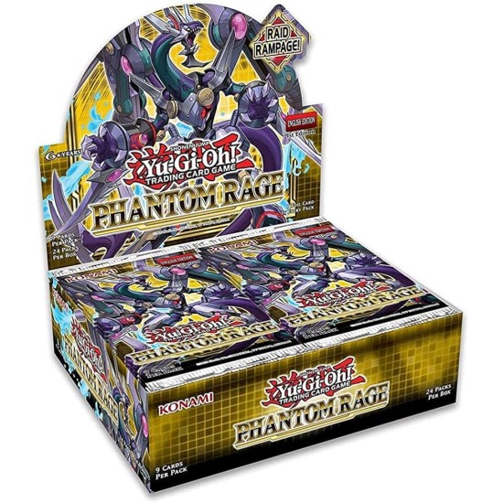 YuGiOh! Phantom Rage Booster Box Display 1st Edition