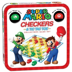 Super Mario Combo Checkers/Tic Tac Toe (Tin)